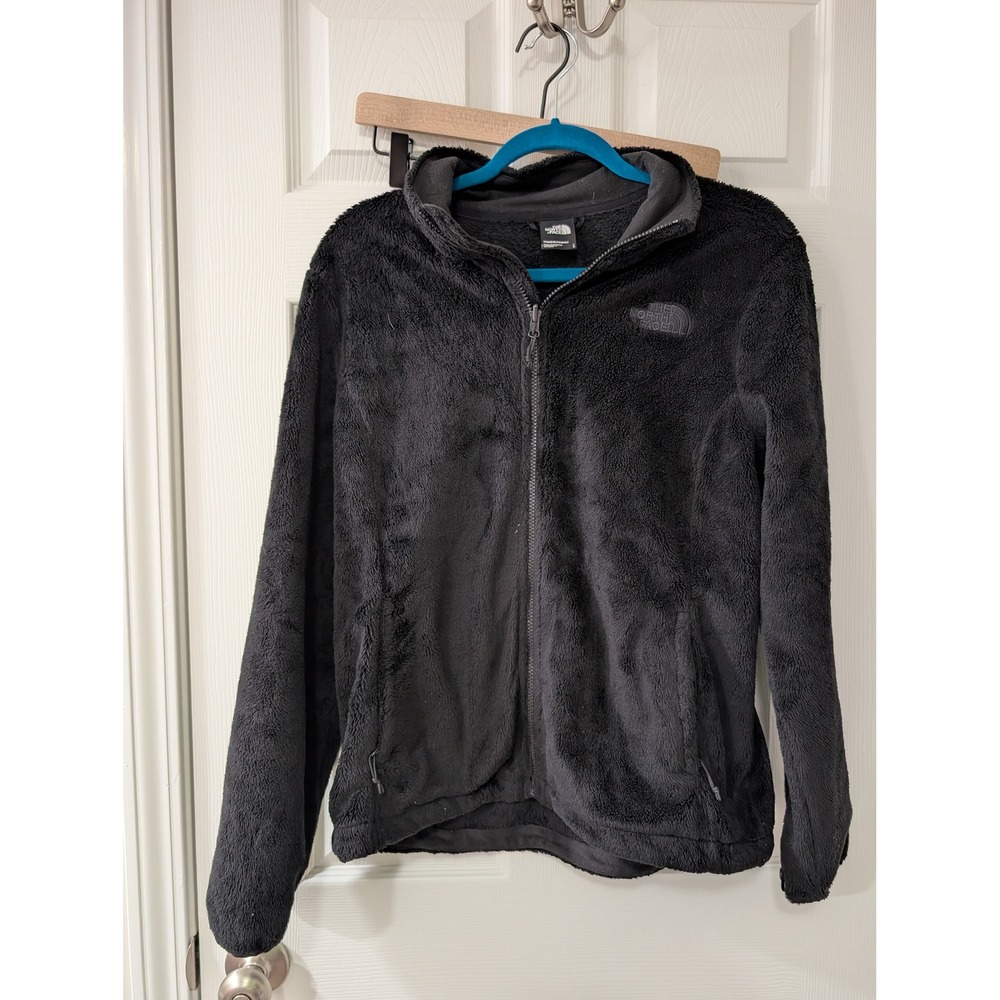 The North Face, Women's L, Osito Fleece Jacket, Black, Full Zip Outerwear